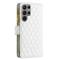 BINFEN BINFEN Galaxy S25 Ultra Fodral Diamond Multifunktionell Vit