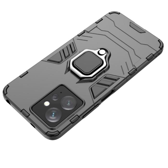 Bild 5,  Xiaomi Redmi Note 12 4G Skal Ring Hybrid Armor Svart