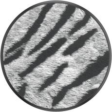 PopSockets PopSockets Avtagbart Grip med St&auml;llfunktion Premium Vegan Leather Zebra