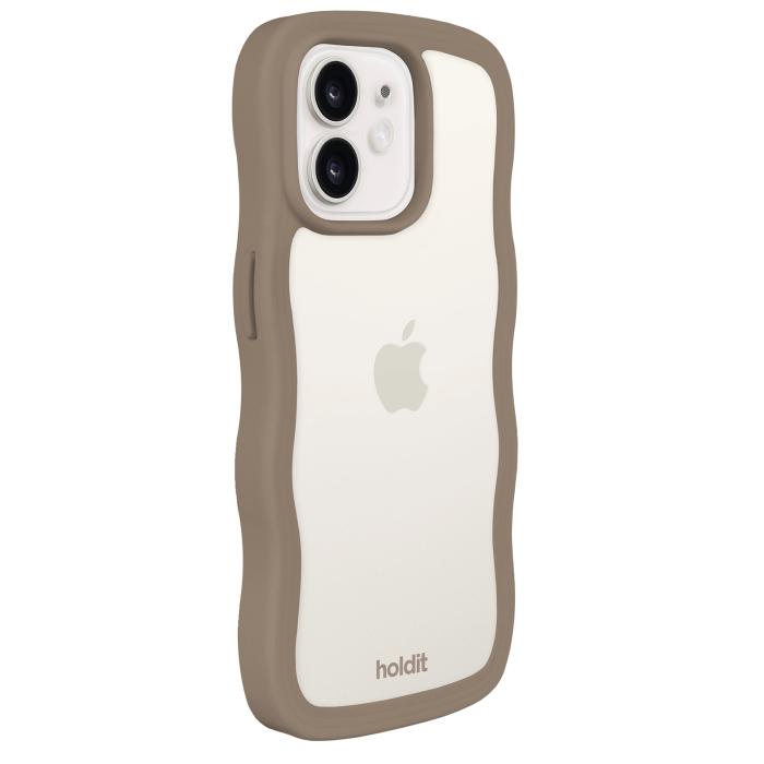 Bild 3, holdit holdit iPhone 12/12 Pro Skal Wavy Mocha Brown Transparent