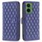  Motorola Moto G35 5G Fodral Diamond Läder Blå