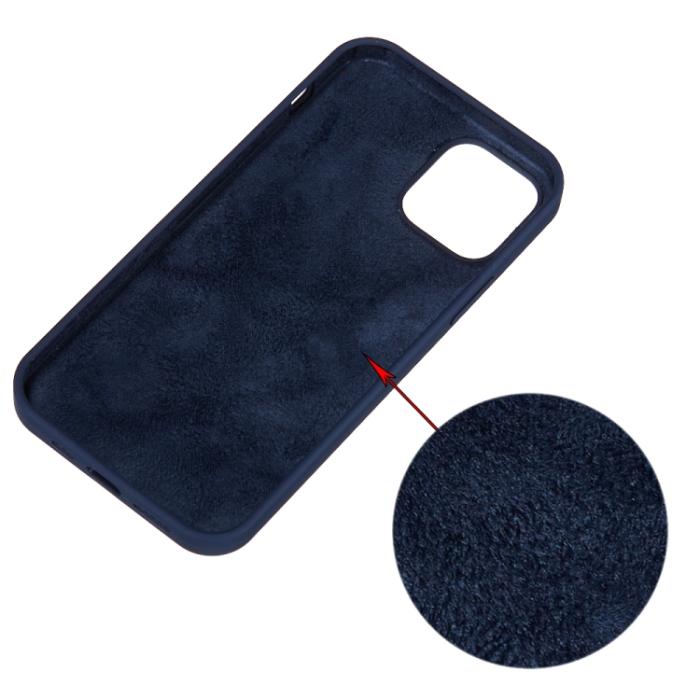 Bild 3,  iPhone 15 Pro Skal Silikon Midnatt Blå