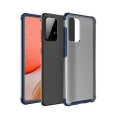  Samsung Galaxy A72 - Shockproof Hybrid Armor Skal - Bl&aring;