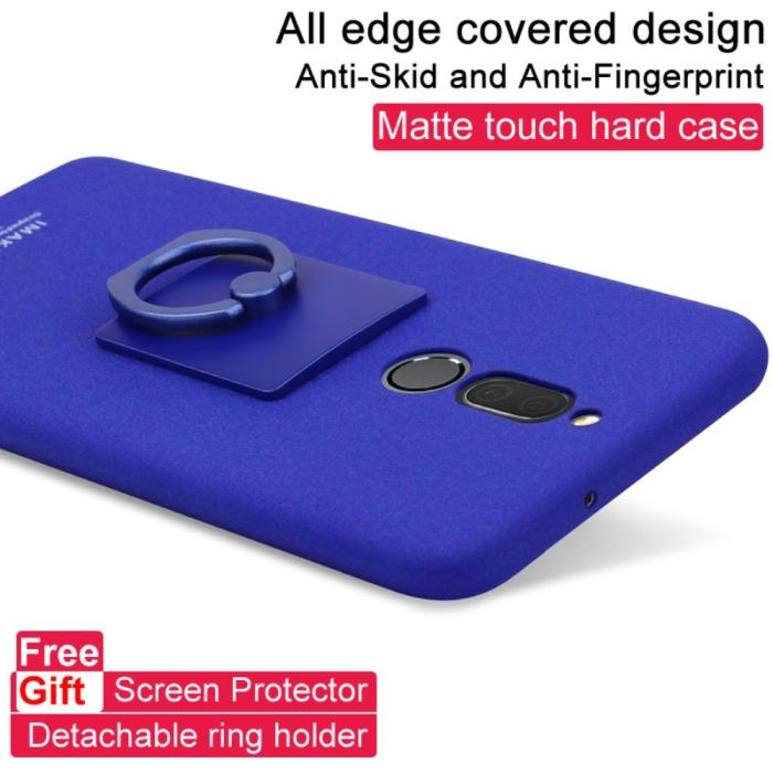 Bild 2, IMAK Huawei Mate 10 Lite - IMAK Ring Skal - Blå