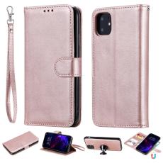 iPhone 11 - Pl&aring;nboksfodral/Magnet Skal 2in1 - Ros&eacute;guld