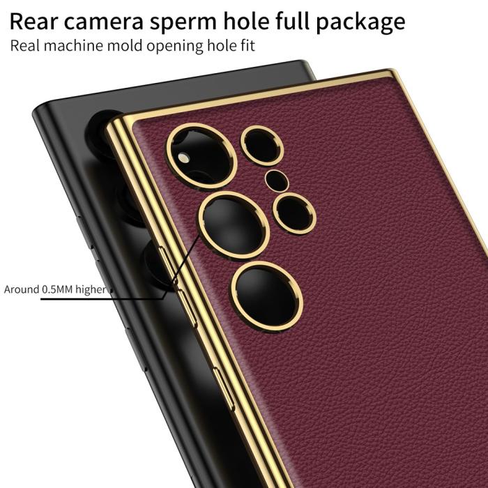 Bild 4, GKK GKK Samsung Galaxy S24 Ultra Skal Slim Electroplate Roséguld