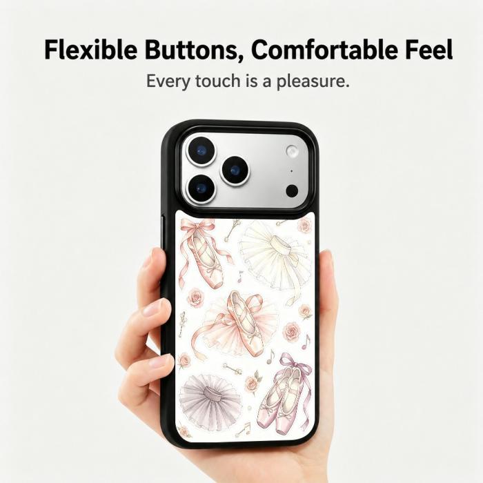 Bild 2,  iPhone 18 Pro / 17 Pro Skal MagSafe UV-Mönster Ballerina