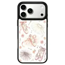  iPhone 18 Pro / 17 Pro Skal MagSafe UV-M&ouml;nster Ballerina