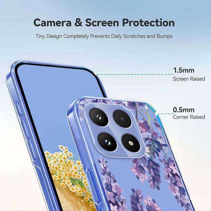 Bild 3,  Xiaomi 17 Skal TPU Blommor Blåregn