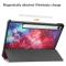  Samsung Galaxy Tab S9 FE Fodral Tri-Fold Läder Cosmic Space