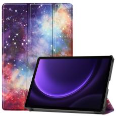  Samsung Galaxy Tab S9 FE Fodral Tri-Fold L&auml;der Cosmic Space