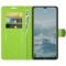  Nokia G10 / G20 Fodral Litchi Läder Grön
