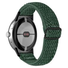  Google Pixel Watch / Watch 2 Justerbart Nylon Armband Gr&ouml;n