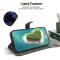  Honor 400 Smart Fodral Läder Ink Blue Flower