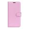  Motorola Moto G31 / G41 Fodral Litchi Textur Ljus Rosa