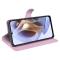  Motorola Moto G31 / G41 Fodral Litchi Textur Ljus Rosa