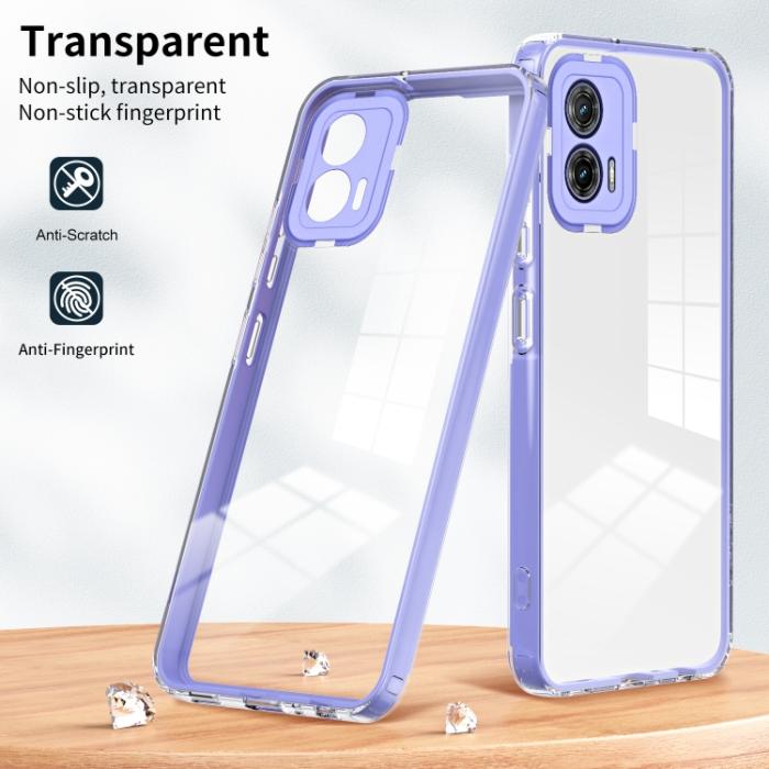 Bild 2,  Motorola Moto G73 5G Skal Hybrid Lila