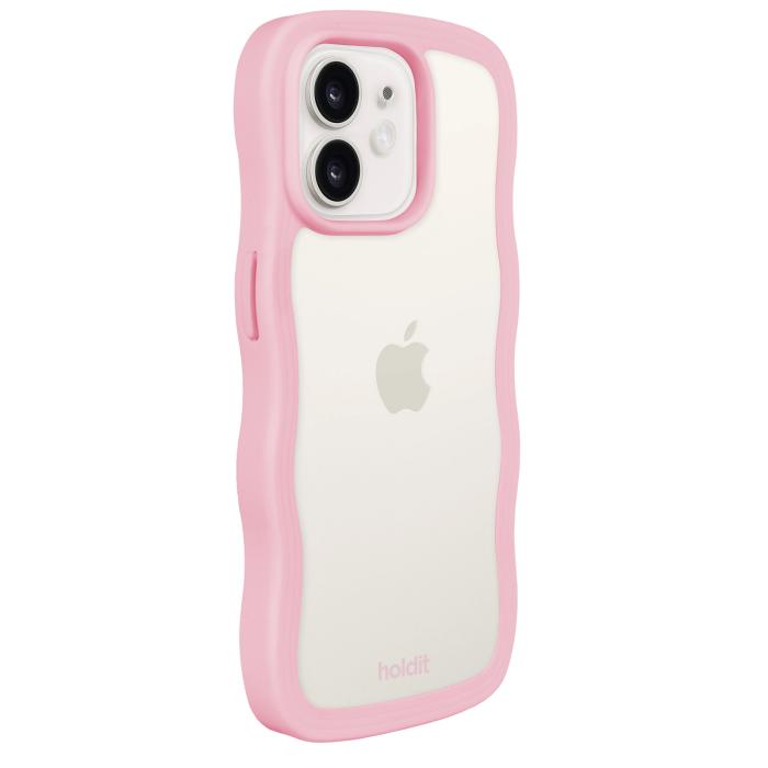 Bild 3, holdit holdit iPhone 12/12 Pro Skal Wavy Pink Transparent