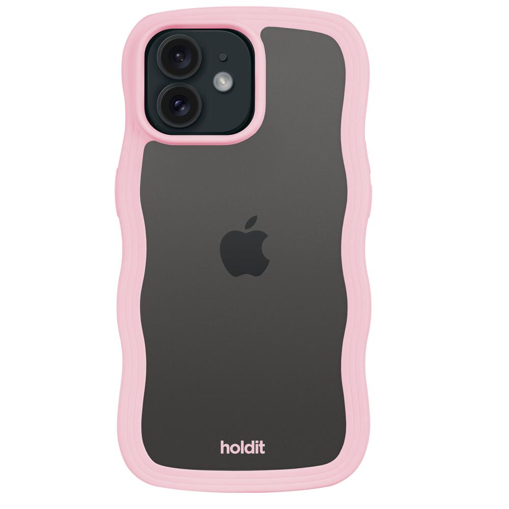 holdit holdit iPhone 12/12 Pro Skal Wavy Pink Transparent