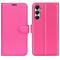  Samsung Galaxy A05s 4G Fodral Litchi Läder Rosa