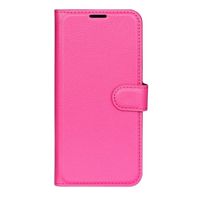 Bild 5,  Samsung Galaxy A05s 4G Fodral Litchi Läder Rosa