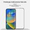 PINWUYO PINWUYO iPhone 14 Pro Max Skärmskydd 3D Heltäckande Härdat Glas