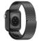  Apple Watch 42/44/45/46/49 mm Armband Magnetisk Loop Svart