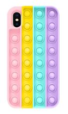  iPhone X/Xs - Pop It Fidget Skal - Multicolor