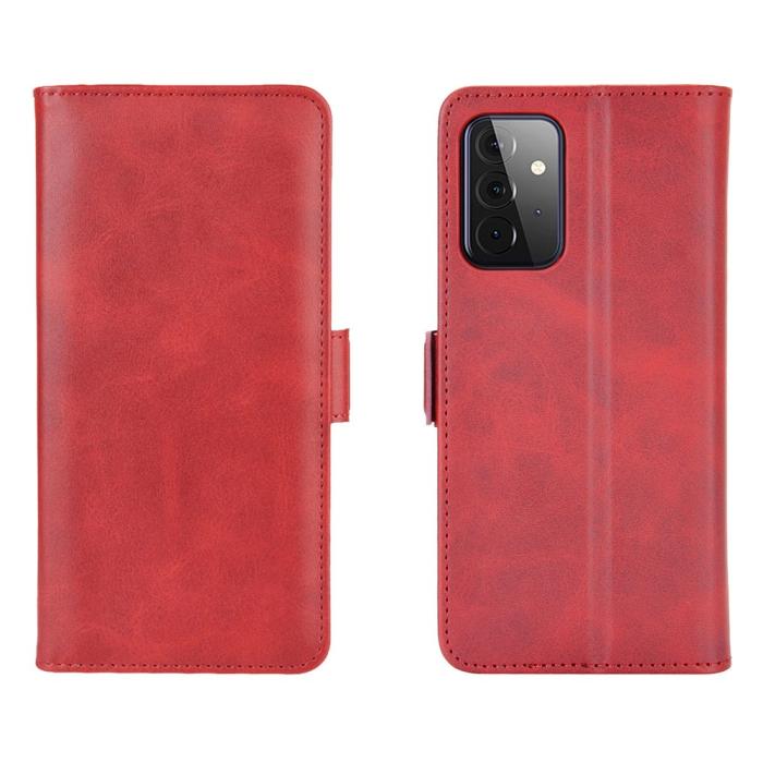 Bild 2,  Samsung Galaxy A72 - Fodral Med Magnetisk Stängning - Röd
