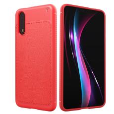 LENUO Huawei P20 - LENUO Litchi Skal - R&ouml;d