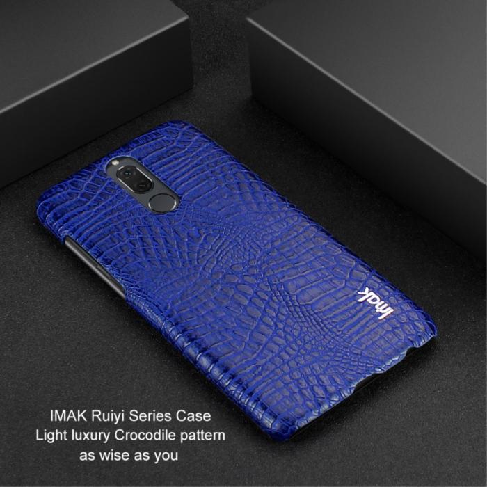Bild 2, IMAK Huawei Mate 10 Lite - IMAK Krokodil Skal - Navy Blue