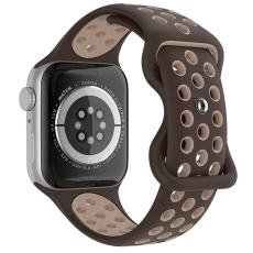 ColorPop Sportarmband Dual-Color Apple Watch 42/44/45/46/49 mm (M/L) Brun