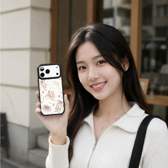 Bild 5,  iPhone 18 Pro / 17 Pro Skal MagSafe UV-Mönster Ballerina