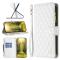BINFEN BINFEN iPhone 16 Plus Fodral Diamond Multifunktionell Vit