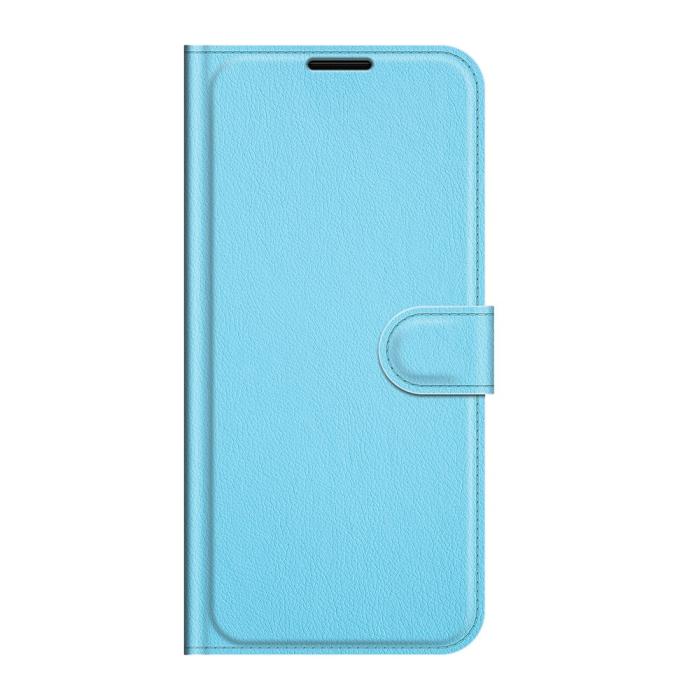 Bild 2,  Nokia G10 / G20 Fodral Litchi Läder Ljus Blå