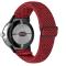  Google Pixel Watch / Watch 2 Justerbart Nylon Armband Röd