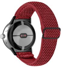  Google Pixel Watch / Watch 2 Justerbart Nylon Armband R&ouml;d