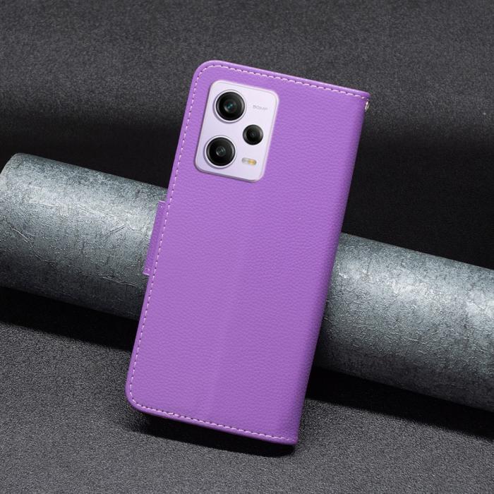 Bild 4,  Xiaomi Redmi Note 12 Pro 5G Fodral Shark Solid Läder Lila