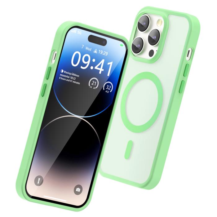 Bild 3, ColorPop ColorPop iPhone 14 Pro Skal CH MagSafe Matt Ljus Grön