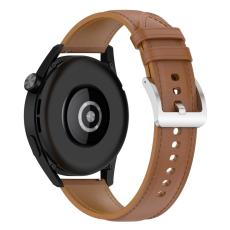  &Auml;kta L&auml;der Armband Smartwatch (22 mm) Brun