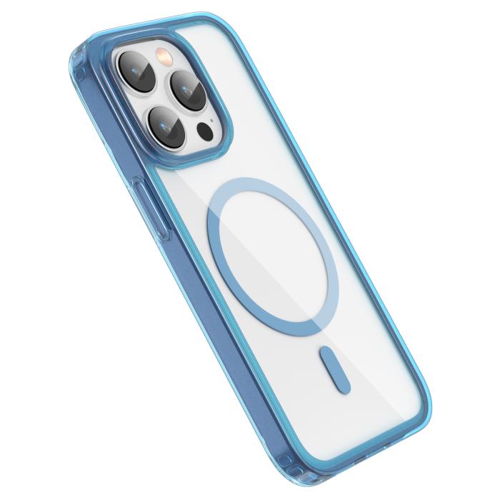 Bild 3, ColorPop ColorPop iPhone 14 Pro Skal CH MagSafe Transparent/Mörk Blå
