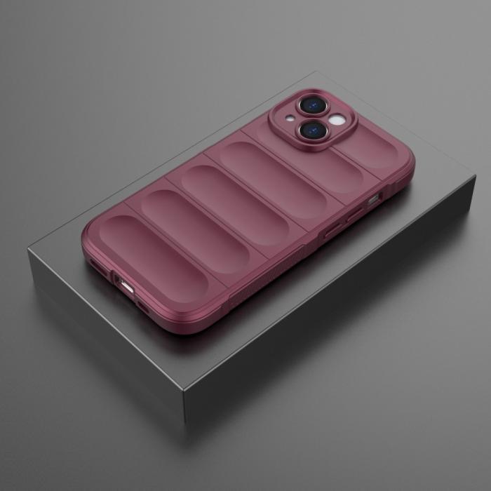Bild 6,  iPhone 15 Plus Skal Magic Shield Vinröd