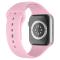 ColorPop Apple Watch 38/40/41/42 mm Silikon Armband (S/M) Ljus Rosa