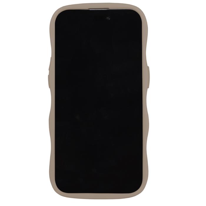 Bild 4, holdit holdit iPhone 15/14/13 Skal Wavy Mocha Brown Transparent
