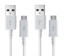  2-Pack - 3 Meter Micro-USB Laddningskabel Samsung/Sony/Huawei/LG