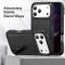  iPhone 17 Pro Max Skal Extreme Shockproof Hybrid Svart