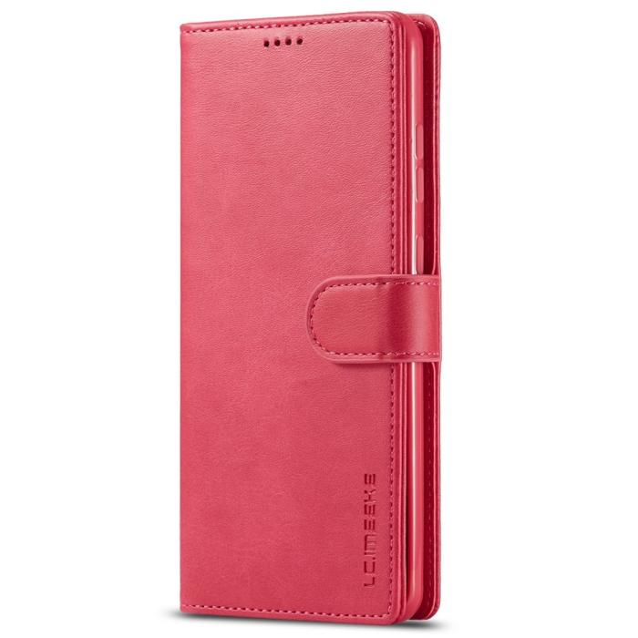 Bild 4, LC.IMEEKE LC.IMEEKE Samsung Galaxy A23 5G Fodral Läder Röd/Rosa