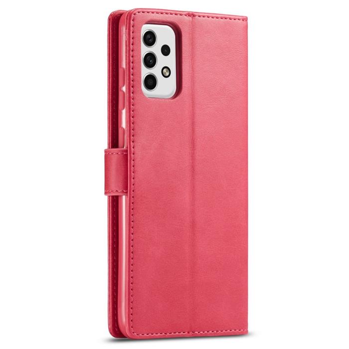 Bild 5, LC.IMEEKE LC.IMEEKE Samsung Galaxy A23 5G Fodral Läder Röd/Rosa