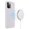  iPhone 15 Pro Skal MagSafe Silikon Vit