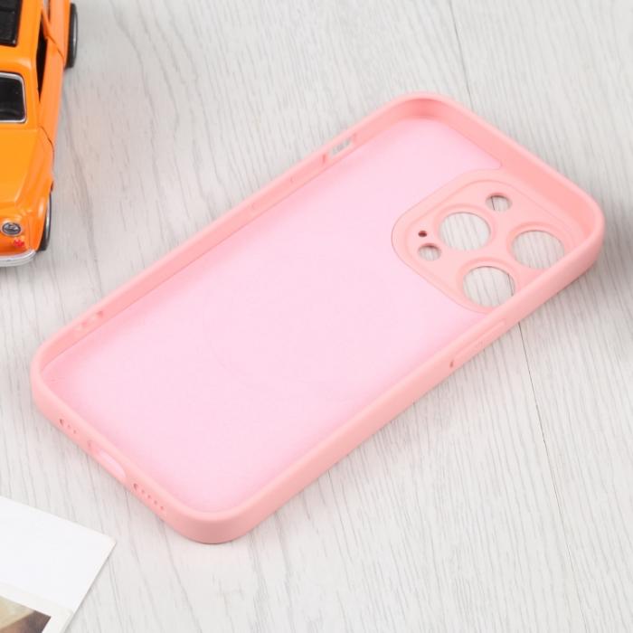 Bild 5,  iPhone 15 Pro Skal MagSafe Liquid Silikon Rosa